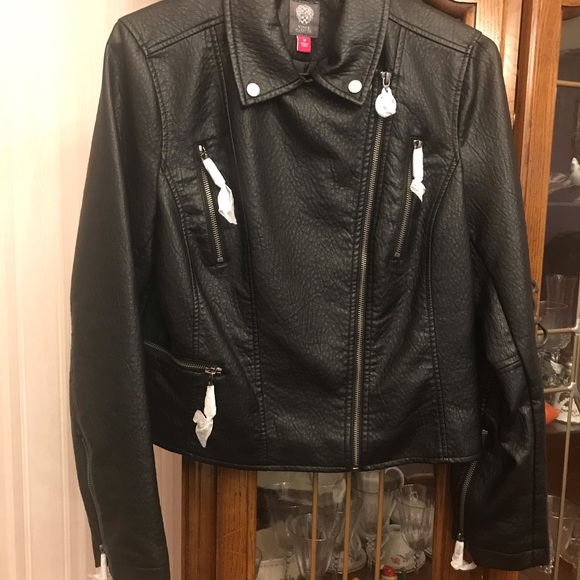 Vince Camuto Moto Jacket M - Picture 2 of 5